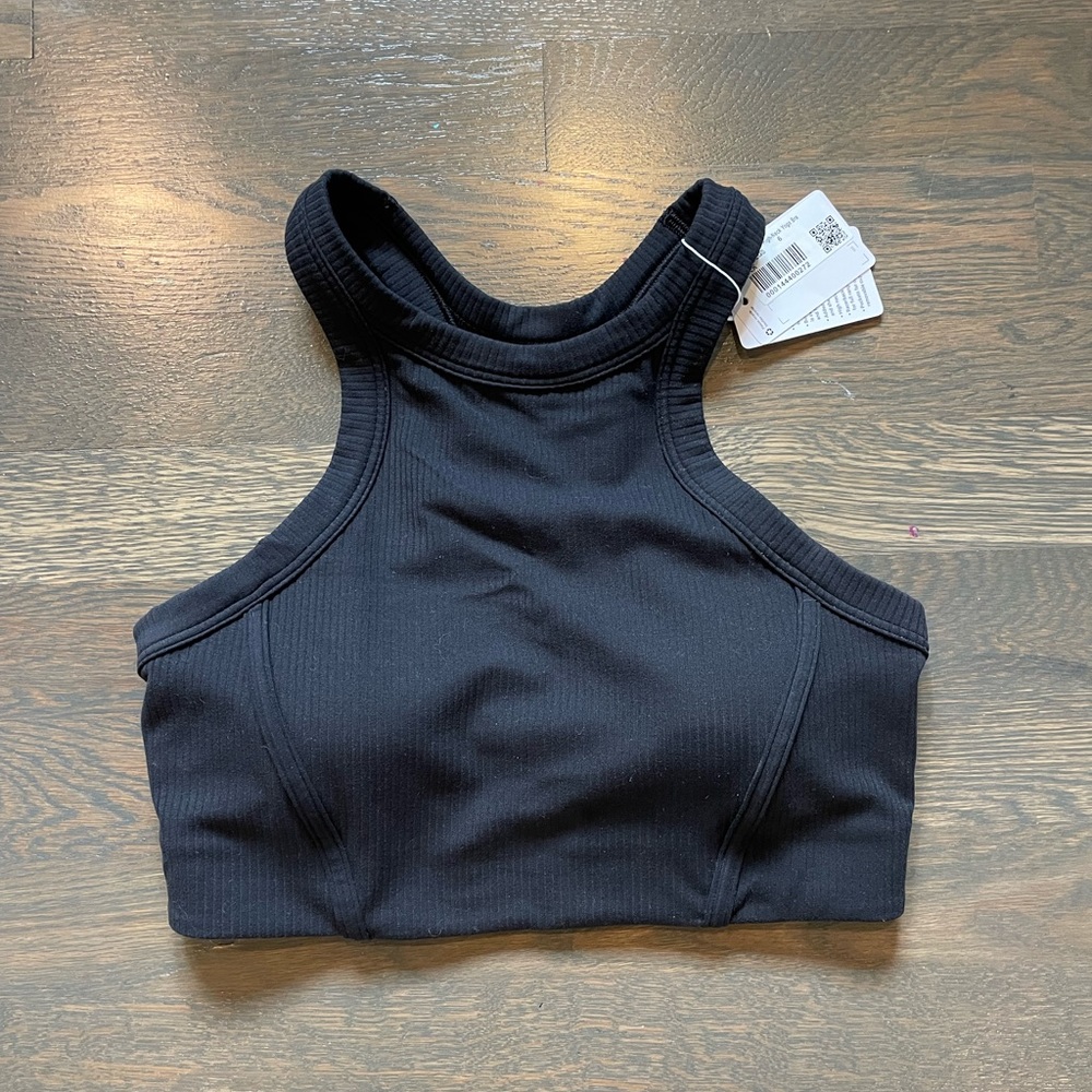 Lululemon Ribbed Nulu High-Neck Yoga Bra